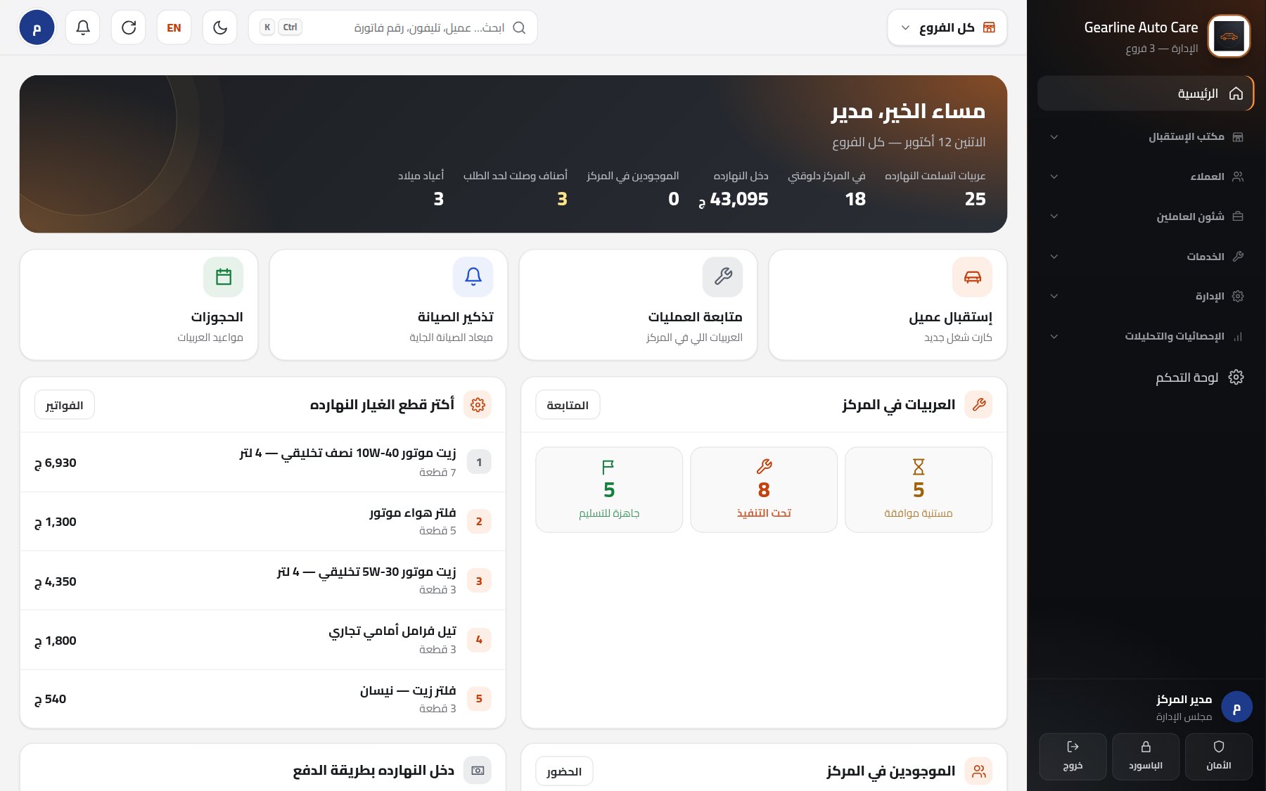 مراكز صيانة السيارات