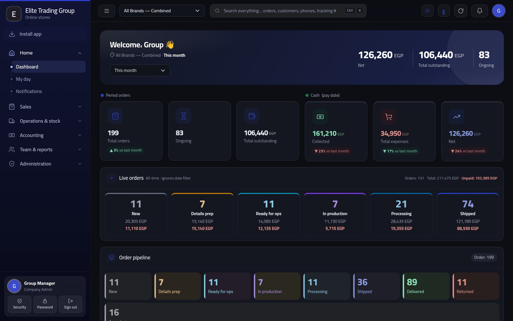 Dark mode